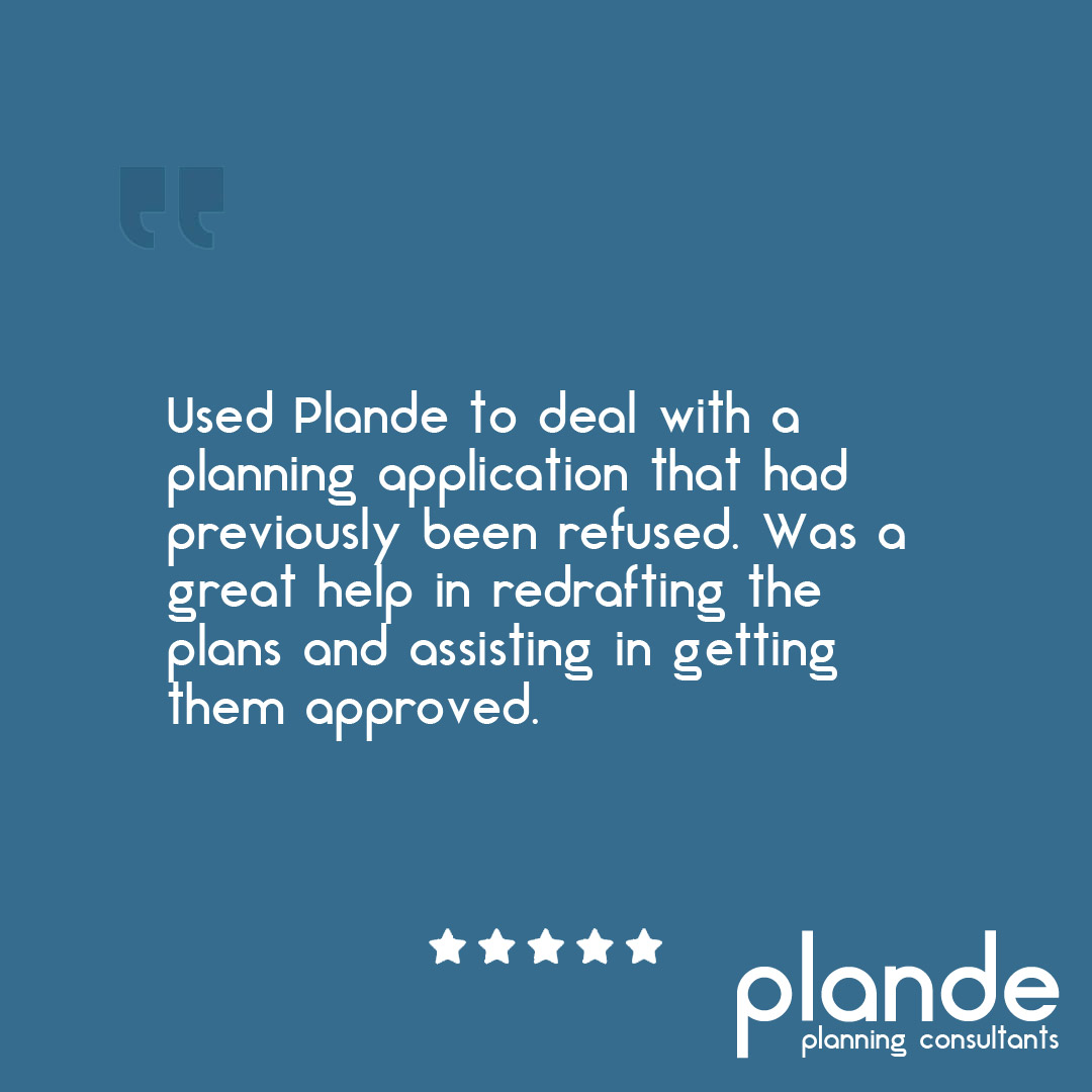 Take a look at the feedback we have received from one of our very satisfied clients. Contact us today and let our highly skilled and experienced team ensure you get the best help and advice for your project.

#rtpi #planningconsultants #planningexperts