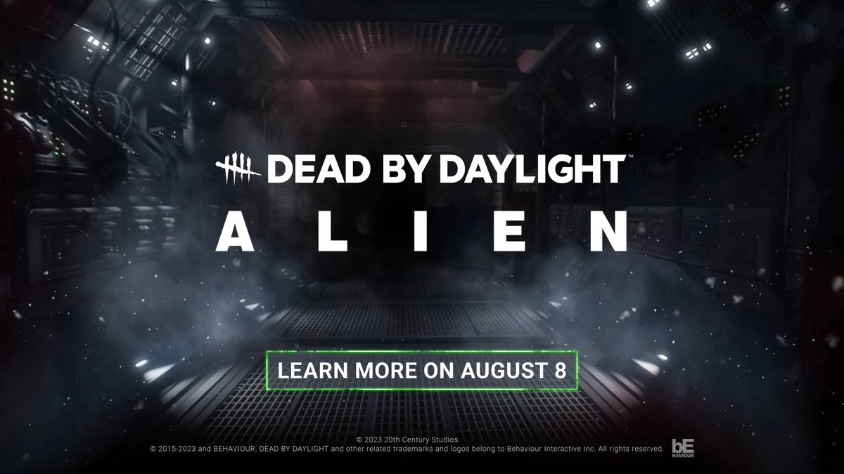 DicasByDaylight's tweet photo. Teaser do próximo capitulo licenciado: Alien

Mais informações dia 8 de agosto.
https://t.co/U2scvJCpvO https://t.co/YE84dyjy9Z