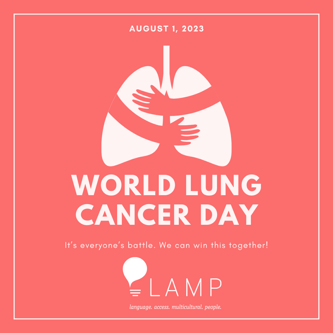 Today, we stand in solidarity with those affected by lung cancer and emphasize the importance of awareness, prevention, and support. Let's spread knowledge about the risk factors and early detection. Together we can make an impact! #WorldLungCancerDay