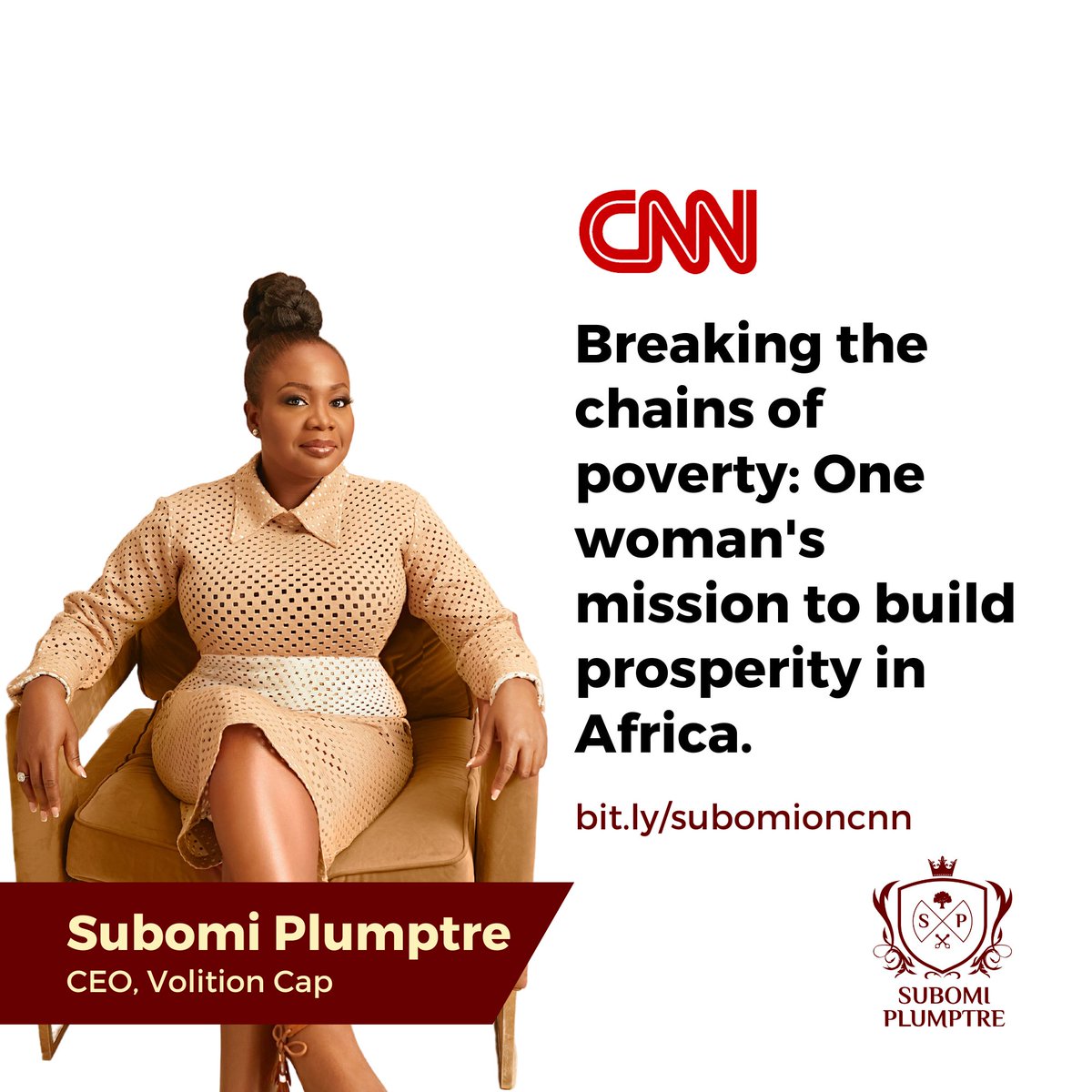subomiplumptre's tweet photo. “When businesses go under, this affects the people who depend on them for their livelihoods - employees, suppliers and contractors. It has such a multiplier effect. So when there’s a recession, as fund managers, we need to turn our attention to funding businesses, and that’s what Volition Cap is doing now.”

In this feature, @CNN writes about how my experiences influenced my lifelong mission to help middle-class Africans and diasporans create wealth so they can, in turn, uplift the African economy.

Read the full story here: https://t.co/t9qGhsYOPE

#Africa #Diaspora #MiddleClassWealth