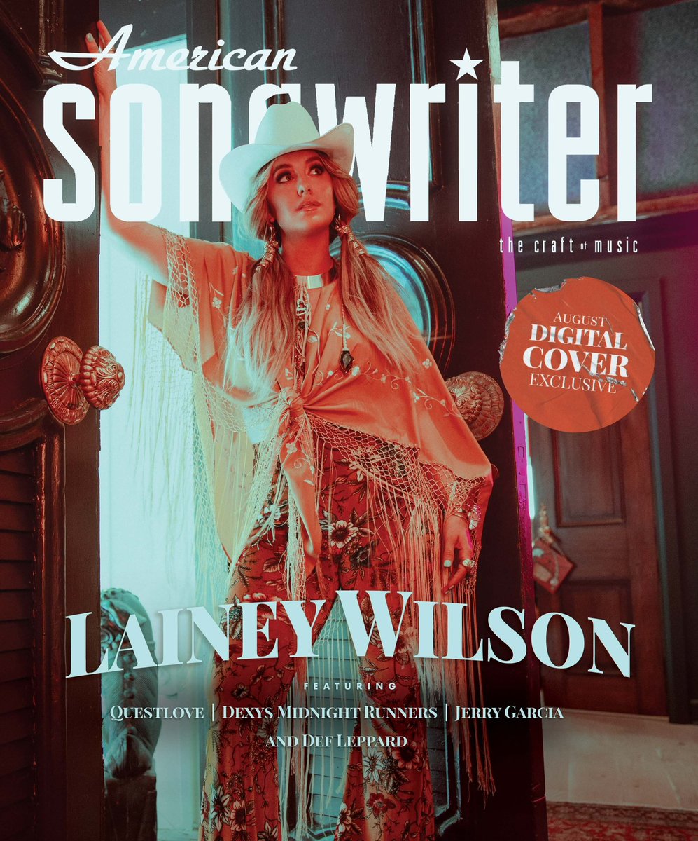 I love tellin my story through songs. It’s what made me fall in love with music. It’s an honor to be featured on the cover of <a href="/AmerSongwriter/">American Songwriter</a>. Thank you for taking the time to talk to me about my journey <a href="/yousingiwrite/">Annie Reuter</a> @LisaKon127 ❤️ americansongwriter.com/lainey-wilsons…