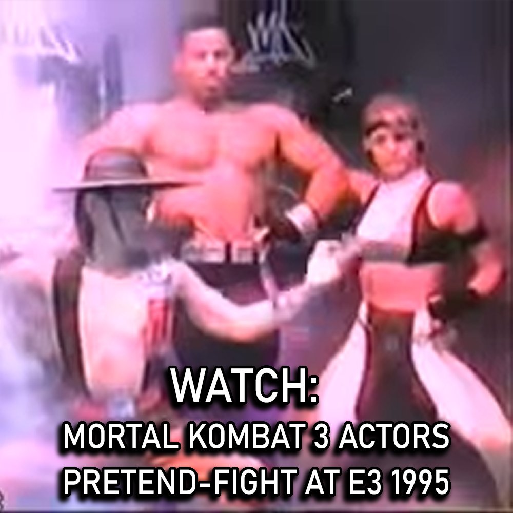 TimelessGamerN's tweet photo. Watch the real actors who portrayed Mortal Kombat 3 characters throw down in a mid-90s on-stage brawl👉 https://t.co/5YYQlS2qQP
#mortalkombat #mortalkombat3 #kunglao #sonyablade #jax #e3 #e31995 #midwaygames #fightinggames https://t.co/a3Vt2LTmSU