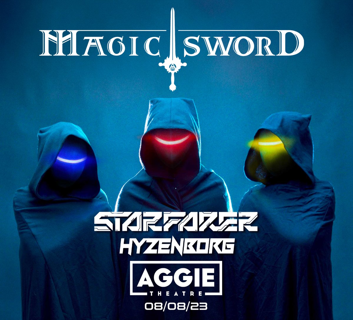 In one week I will aid <a href="/magicswordmusic/">Magic Sword</a> in relinquishing an evil force most foul at <a href="/Aggie_Theatre/">Aggie Theatre</a>  in Fort Collins, CO👨‍🚀⚔️🦾
TIX: bit.ly/magicswordaggie
TIX Code: STARFARER