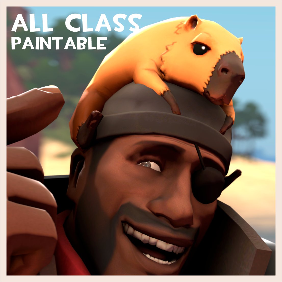 TF2Emporium's tweet photo. New All-Class Cosmetic, Capy Cap! Vote now on Steam Workshop: https://t.co/TzySDnkCNN #TF2 https://t.co/hmagvRyBmh