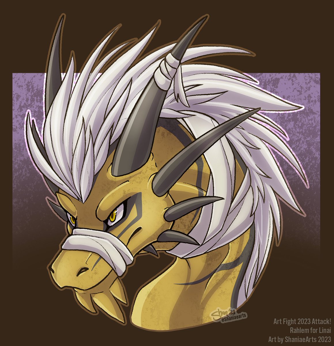 Bit behind uploading AF attacks, here's a cool looking dude for <a href="/LinaiReylance/">Linai</a> #artfight2023