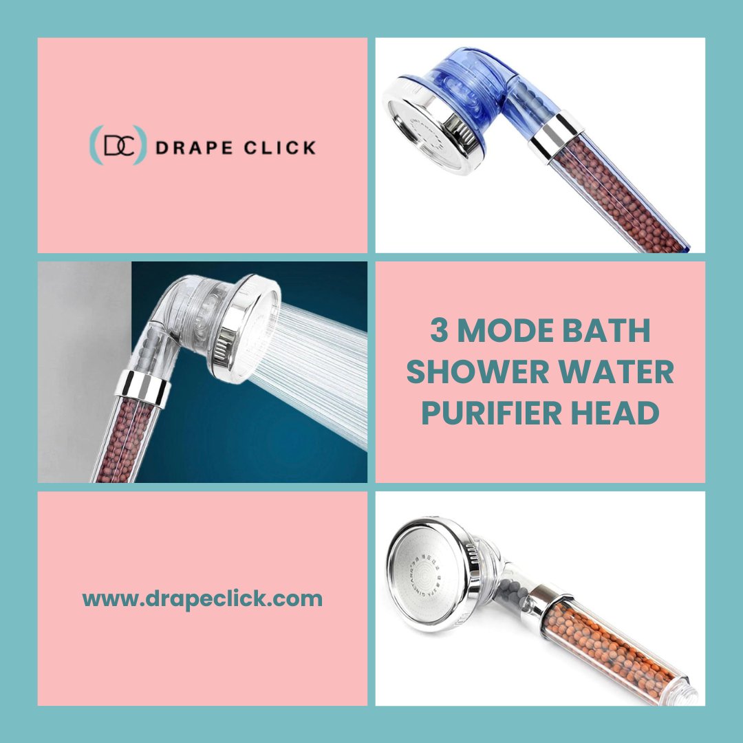 DrapeClick's tweet image. Experience the magic of a tropical forest with our 3 MODE BATH SHOWER WATER PURIFIER HEAD! 

Easily installed in minutes, this showerhead fits perfectly with your home&apos;s standard hose. No more worries, just pure bliss!  Price: $25.97  

bitly.ws/PM9T 

#ShowerHead