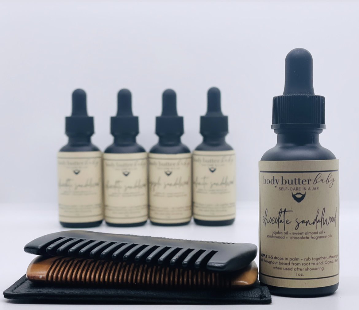 bodybutterbaby_'s tweet image. THE CHOCOLATE SANDALWOOD BEARD OIL IS RESTOCKED + ALREADY SELLING OUT, FAST! 🎉

ORDER TODAY! 🛍️ 

#beardoil #RT #shopblack #shopsmall #beardcare

shopbodybutterbaby.com/products/choco…