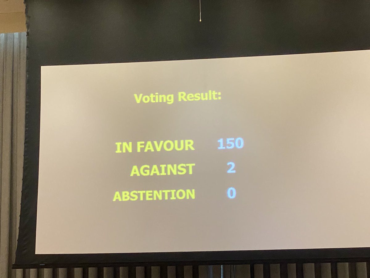 I was proud today to cast #Malta ‘s vote in favour of the adoption of the Biodiversity Beyond National Jurisdiction agreement! Another milestone in the development of international maritime law #BBNJ #UNCLOS #OceanGovernance