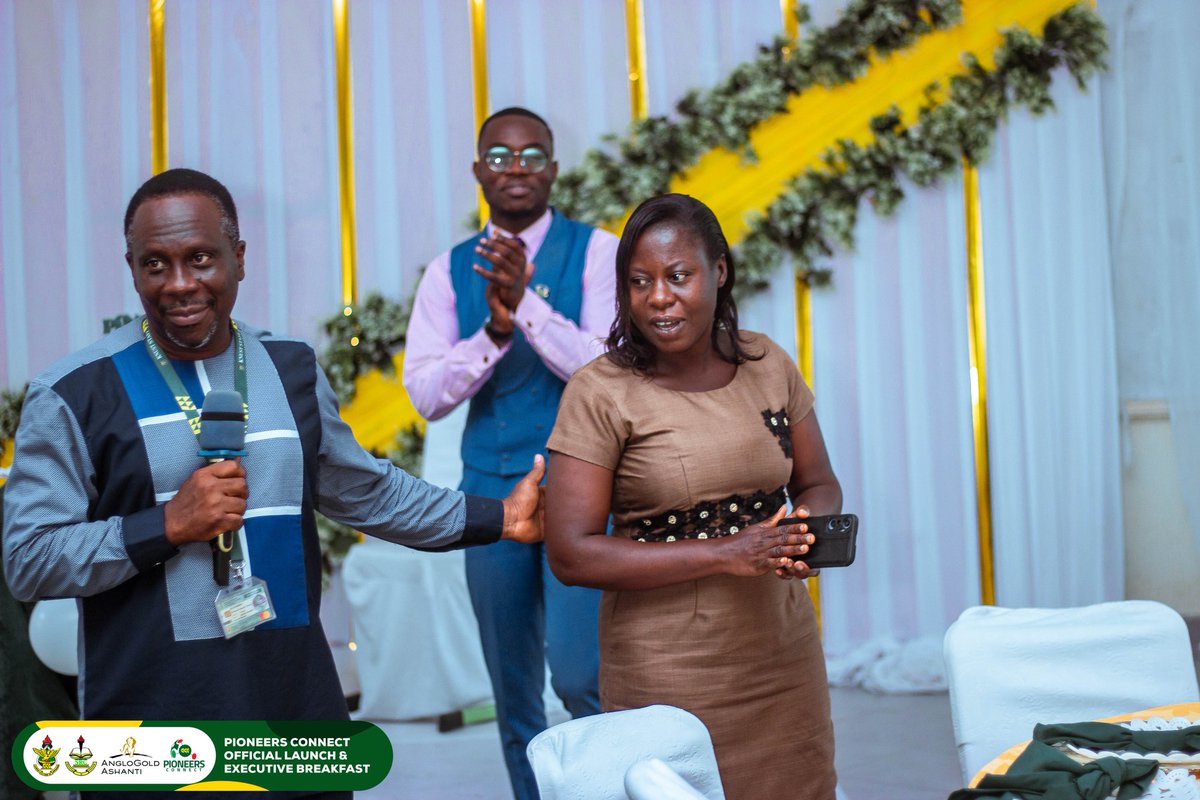 ObuasiSrc's tweet photo. The Pioneers Connect official launch and Executive Breakfast gave us an excellent headstart into the week-long celebration. 

Pioneers Connect cake cut to mark the launch amidst a touching recap of the journey so far and there was more than enough to eat and drink. https://t.co/tsS3iGmIp7