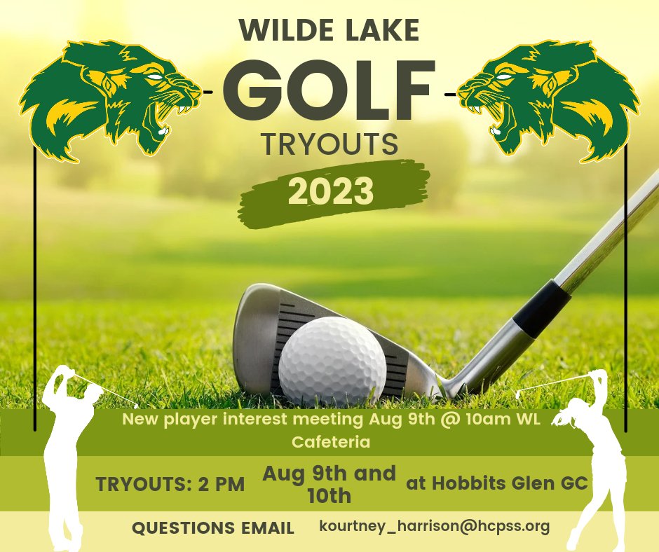 Wilde Lake Golf tweet media