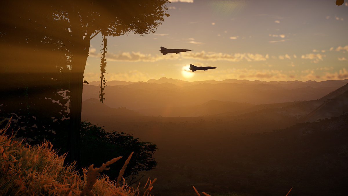MrSchneeblyVT's tweet photo. Subject - Mig 23 x2 
Location - Unknown 

Top Speed - 2,500 km/h
 #VirtualPhotography #warthunder #Mig23 https://t.co/sqOwB9GAzc