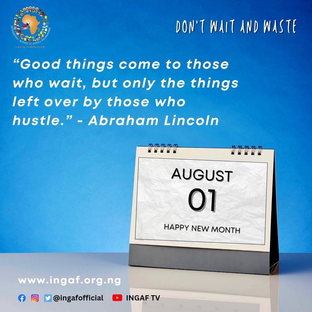 ingafofficial's tweet photo. Happy new month to all our Friends and partners. 

#INGAF https://t.co/N1MdI2OvM1