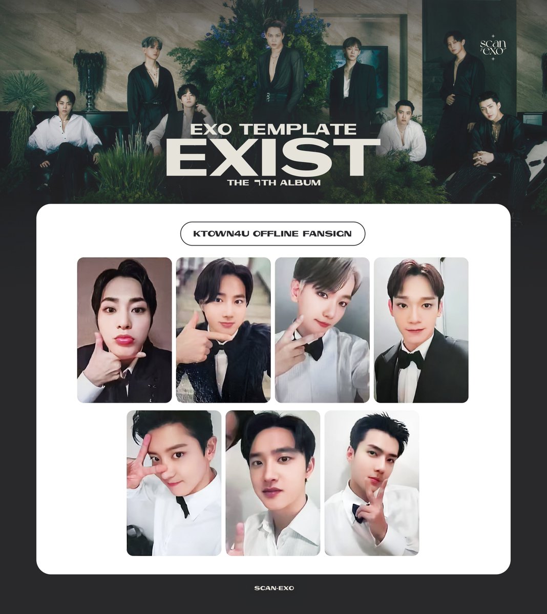 scan_exo's tweet photo. EXO EXIST  Cream Soda - Ktown4u Fansign Event / Everline Benefit TEMPLATE PHOTOCARD

엑소 크림소다 - 케이타운포유 팬사인회 이벤트 / 에버라인포카

#엑소 #수호 #시우민 #백현 #첸 #찬열 #디오 #카이 #세훈 https://t.co/3gVLS2Lcxh