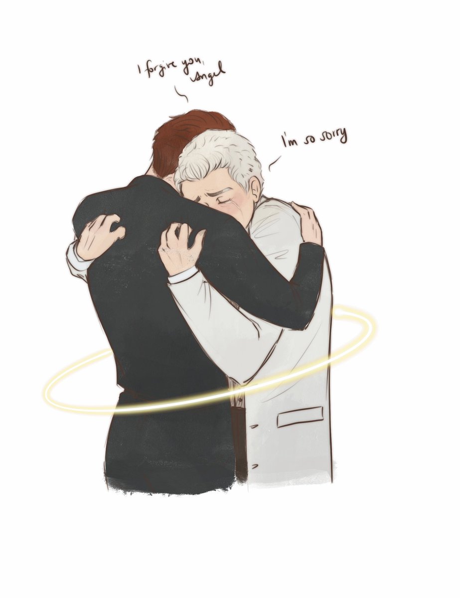 Spot me crying over them for the next century.

#GoodOmensS2 #ineffablehusbands