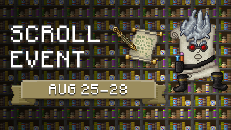 PickCrafterGame's tweet photo. Scroll Event is now LIVE and available for a limited time!
#ScrollEvent #PickCrafter #Minecraft #Events https://t.co/rdlhyIxd2B