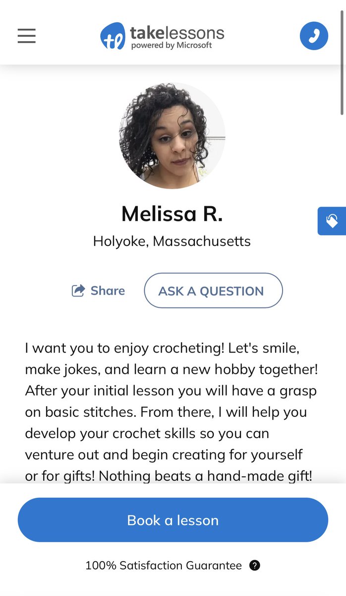 Want to learn to crochet? Already know basics but want to learn more? 

TakeLessons with me!! 

Private and group classes are available right now!! 

➡️ tl.page/melissa-r25