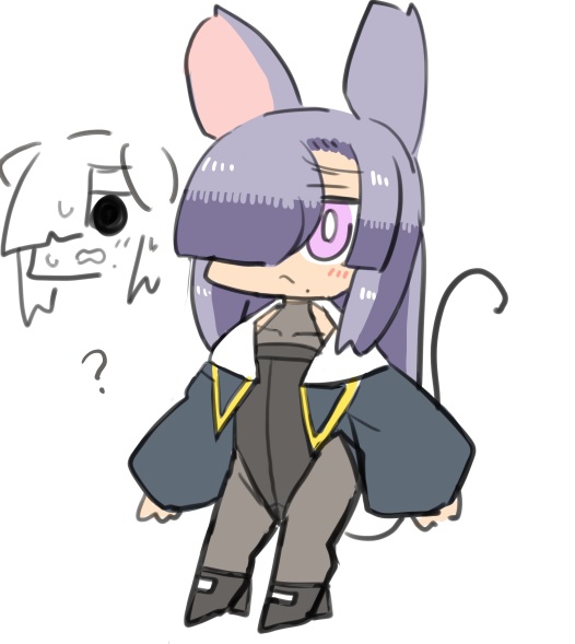 【新作】今日はお絵描きする時間なかったので、考案中のねじゅみでお茶を濁す 