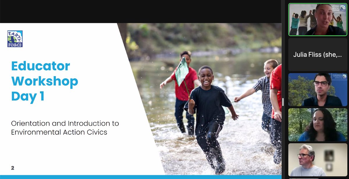 JuliaFliss's tweet photo. SO excited to be joining the @earthforce Environmental Action Civics Educator Workshop today! #ClimateActionEdu #StudentDrivenLearning #TakeAction #GoGlocal #EarthPassion https://t.co/4uFffVYrWn
