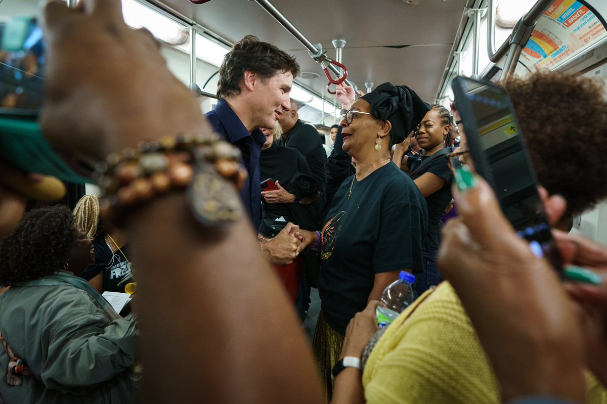 JustinTrudeau's tweet photo. The Underground Railroad is one of the most enduring symbols of freedom and of the heroes who fought for it in Canada. That’s what we celebrated last night, as the Underground Freedom Train Ride took us on a symbolic and powerful journey in Toronto. https://t.co/WVVRk4OsxE