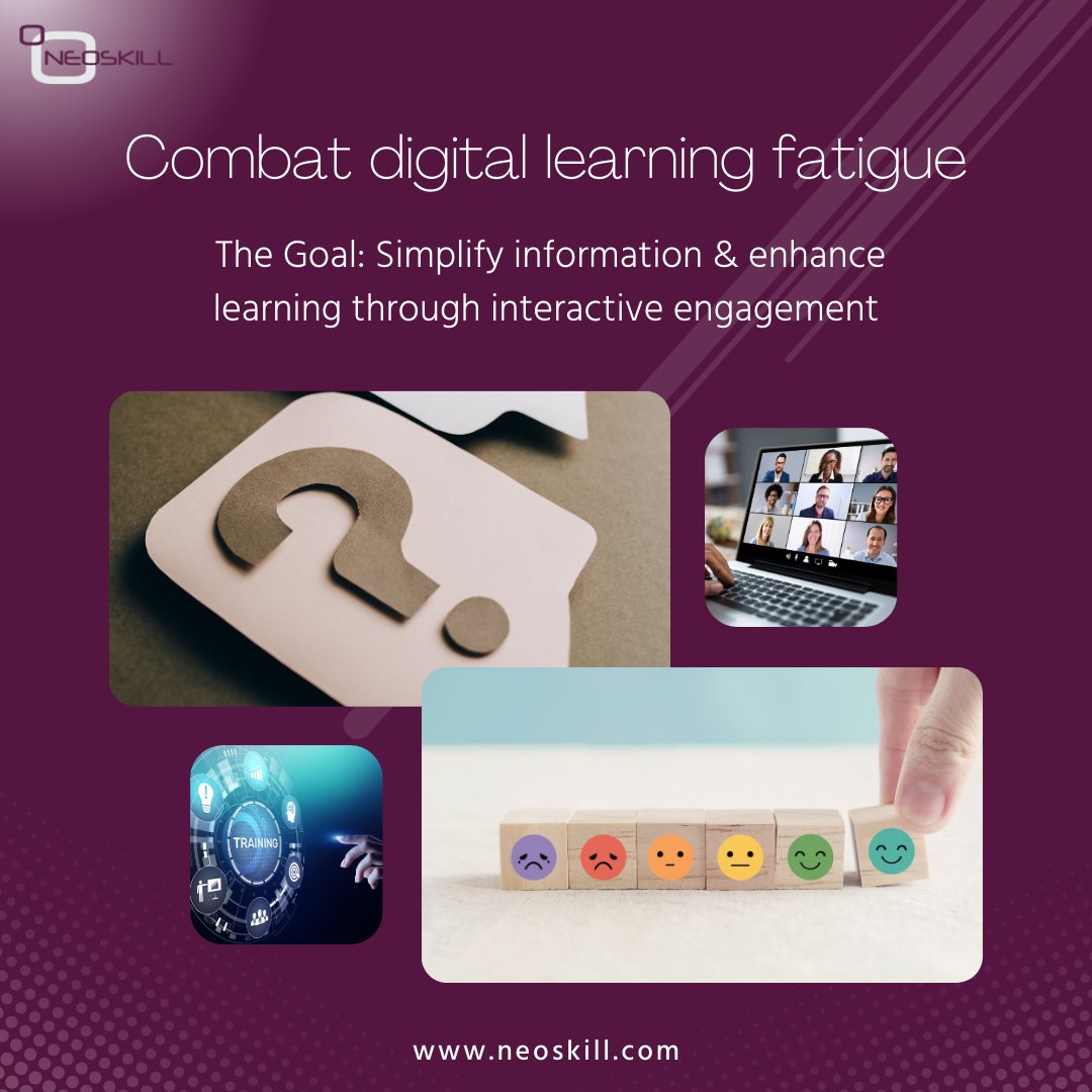 Traditional methods can make #virtuallearning ineffective. To enhance virtual learning, incorporate quizzes, #virtualclassrooms, visuals, videos & #feedback tools like emojis👍 

This will make the learning experience #engaging, #interactive & easier to understand💁‍♂️

#elearning
