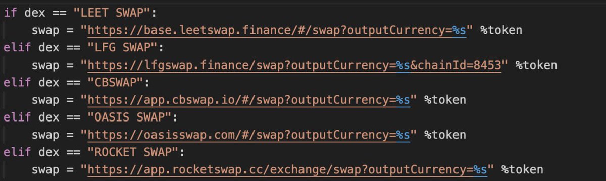 firstbasebot's tweet photo. SafeBurn Signals: Alert any burn Liquidity with SAFU contract/ Contract checksum now live on 5 DEXs.

$BaseBot is only 1 Safeburn signal on #BASECHAIN right now. 
More coming.

https://t.co/FHludOfD3H https://t.co/XNzSKu5r2J
