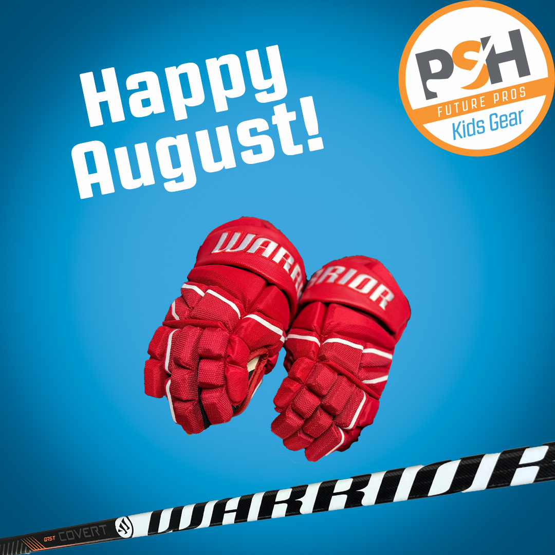 Just like that, it's August! New season's around the corner. Surely one of our Future Pros could use some gear...

RETWEET &amp; TAG a friend!

1️⃣ lucky follower will receive a FREE personalized KIDS stick and KIDS pair of gloves. Winner to be announced on Thursday. Good luck! 🙌🏻