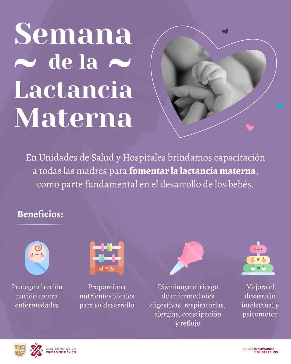 En la Ciudad de México convertimos la #LactanciaMaterna 👶🏽 en un derecho constitucional en marzo de 2023.  

Brindamos espacios e información para que las mujeres ejerzan su maternidad con total libertad. 👩🏽‍🍼 #CiudadDeDerechos
