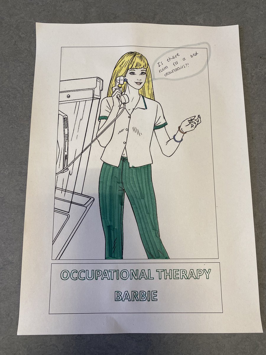 We’ve been inspired by the #BarbieMovie frenzy!! May we present… Occupational Therapy Barbie!! 💚🎉