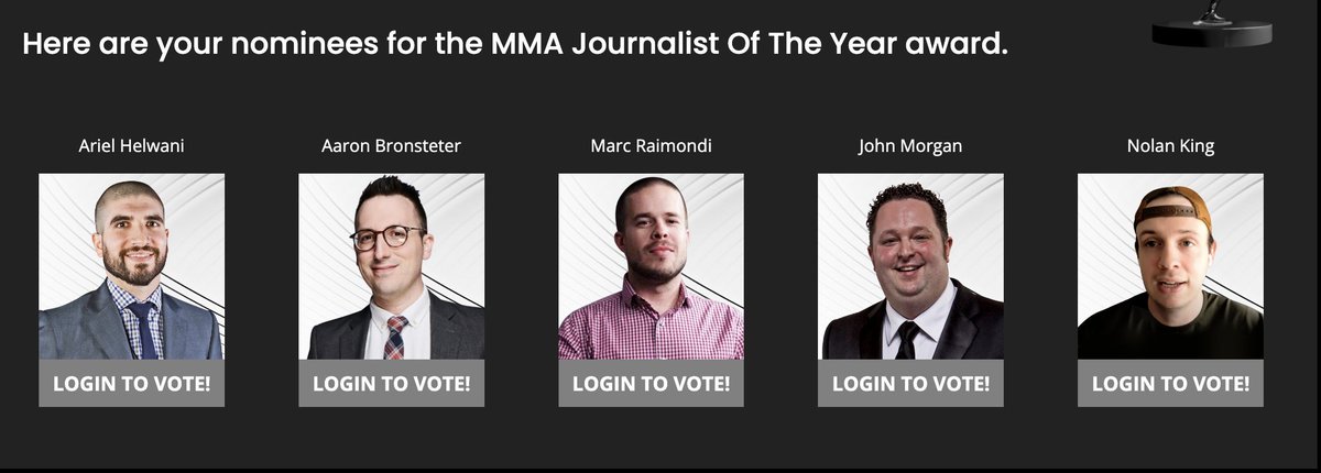 despite being only 1% of the world's population, Js make up 40% of nominees 🤯🤯

#WorldMMAAwards