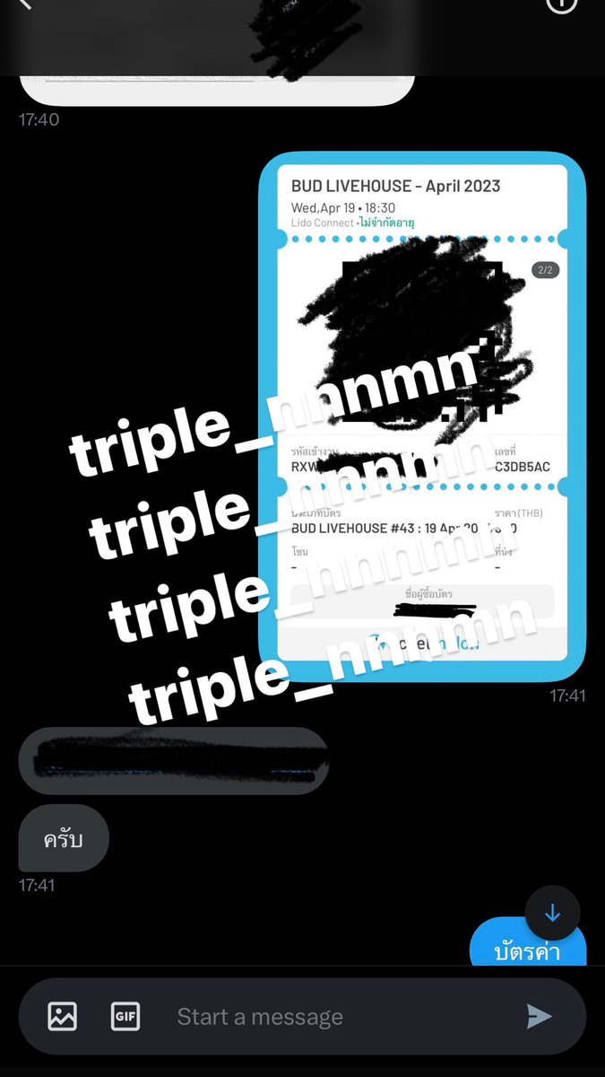 triple_nnnmn's tweet photo. Credit บางส่วนที่เคยขาย 
#triplensellticket https://t.co/UaiAFlrzg2