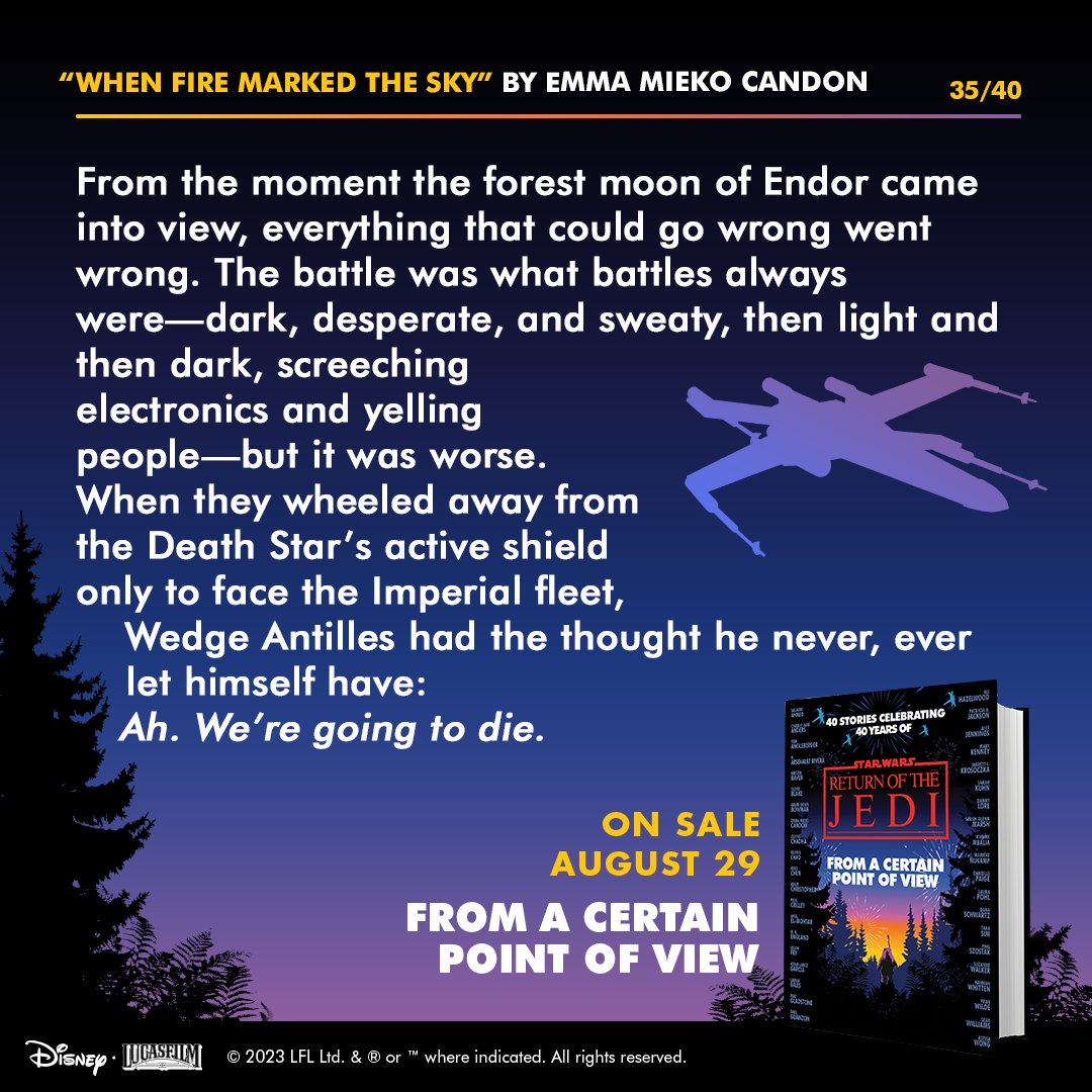 Everyone tells Wedge Antilles that he’s lucky. But Wedge knows the truth. It’s so much worse than that. #FromaCertainPOVReturns

<a href="/EmmaCandon/">Emma Mieko Candon -- THE ARCHIVE UNDYING out now!</a>