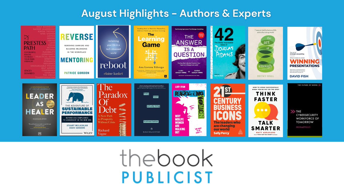 It feels so good to be diving into a busy August working with these incredible authors &amp; experts! 

#nonfiction #publicity #mediaexperts #publicity #nonfictionbooks