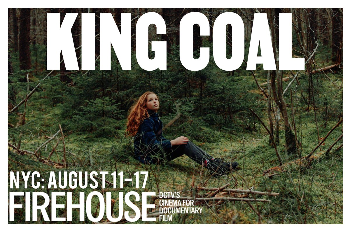 10 days until KING COAL comes to select theaters. Starting with @DCTVny on August 11. Join us for the film and conversation! firehousecinema.dctvny.org/kingcoal