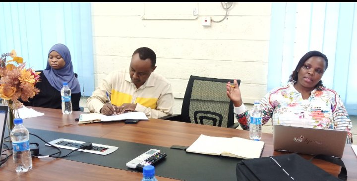 Mowassco's tweet image. The Managing Director Mombasa Water Supply &amp;amp; Sanitation Co. Ltd Mr. Abdirahim Farah hosted a team from National Government Ministry Of Water to review projects under the World Bank.