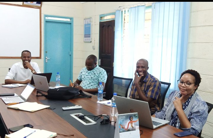 Mowassco's tweet image. The Managing Director Mombasa Water Supply &amp;amp; Sanitation Co. Ltd Mr. Abdirahim Farah hosted a team from National Government Ministry Of Water to review projects under the World Bank.