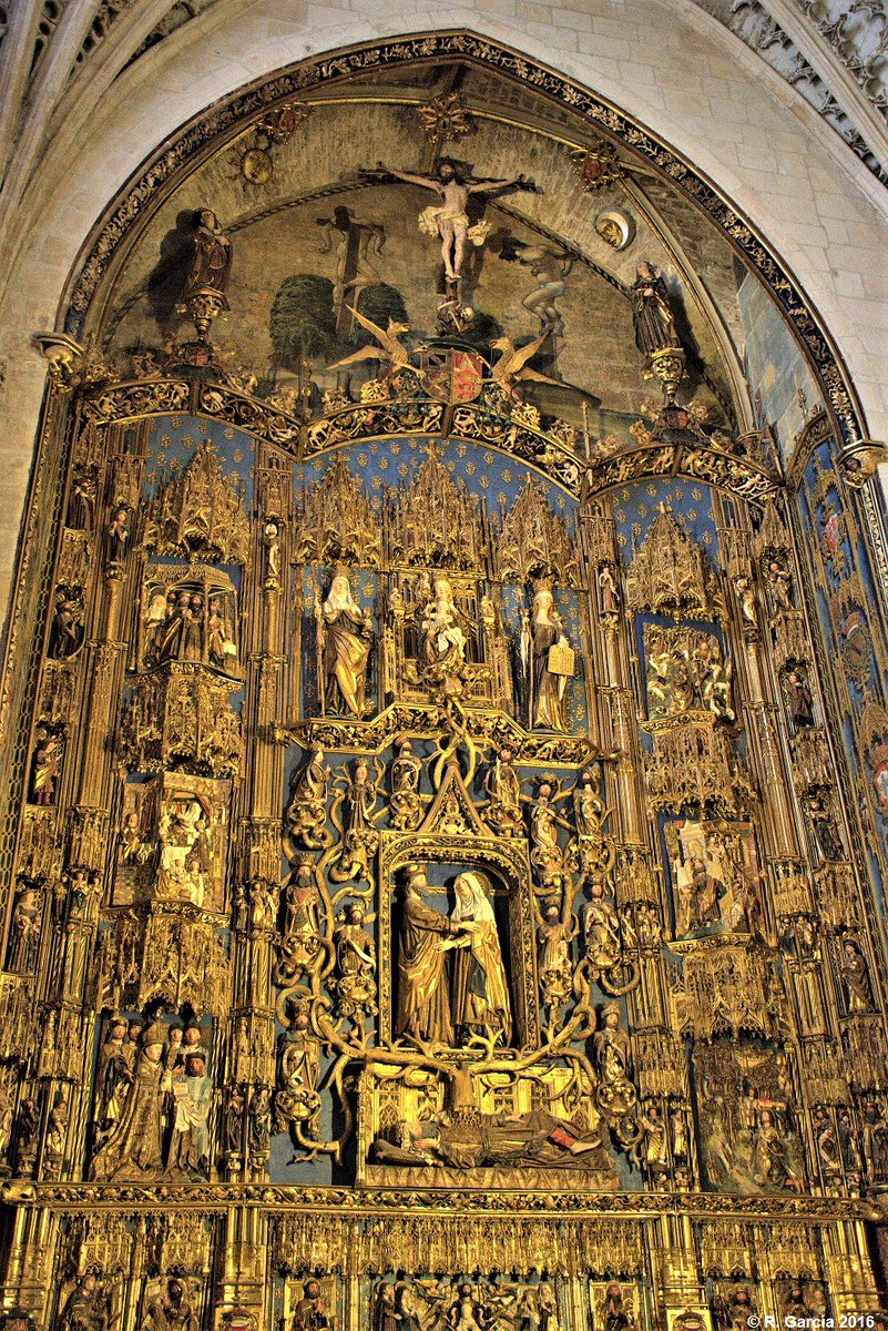 carroza13's tweet photo. Catedral de Burgos. Capilla de Santa Ana, gótico isabelino. @LaHuellaRomnica @CantRomanica https://t.co/5Qaf7MybtZ