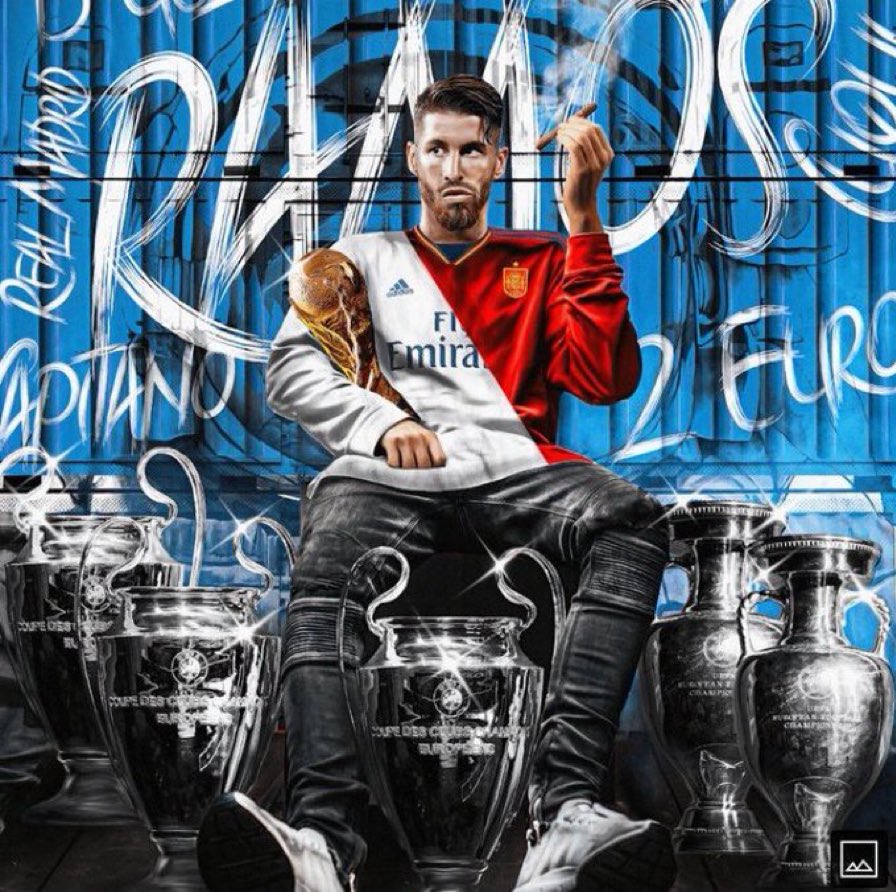 Mario___RM's tweet photo. Hablemos de Don Sergio Ramos García.

Titular indiscutible como lateral derecho en la España del triplete Eurocopa-Mundial-Eurocopa.

Capitán del Real Madrid de Zidane de las 3 Champions consecutivas.

135 goles siendo defensa.

El mejor defensa de la historia del fútbol. https://t.co/LeU56o4EDg