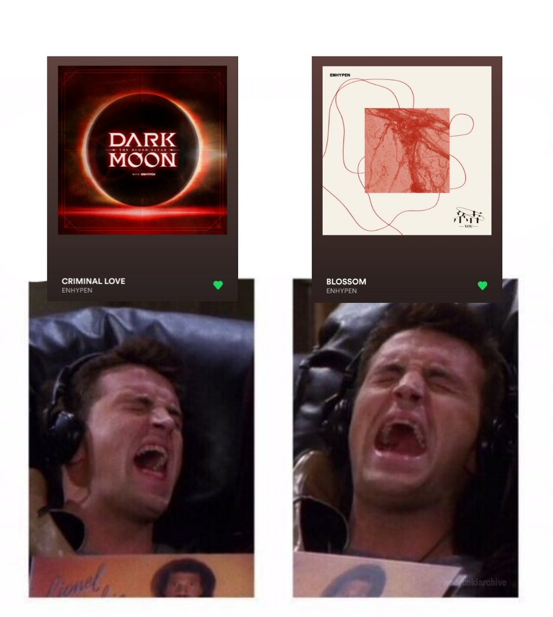 EN_archives's tweet photo. different songs, both masterpieces by enhypen. https://t.co/tBlmRqPMOh