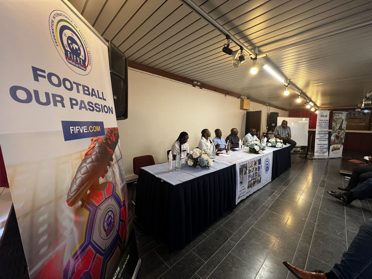 RwandaInEU's tweet photo. Ce week-end, à l’invitation de @FredSiewe (président @FIFVE1), une délégation de l’ambassade a participé à la conférence et tenus un stand (avec la @DiasporaRwandaB) en marge du tournois de Gembloux. Cet événement était organisé en préparation de la @VCWC2024.

#LegendsinRwanda https://t.co/5GW7wtJs71
