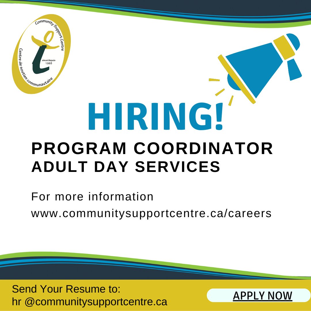 CSC is seeking a passionate Program Coordinator with a proven track record in planning and executing successful adult day programs. You are excited to drive impactful change and foster collaboration. #ProgramCoordinator #JobOpening #HIRINGNOW
