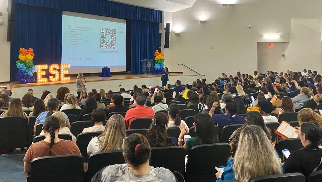 MDCPS's tweet photo. Shoutout to all @MDCPS educators at the ESE Empowers Summit! Your dedication to empowering every student is remarkable. #MDCPSinspires #StrongerTogether #YourBestChoiceMDCPS @OfficeofESE https://t.co/nQaadKpwJS