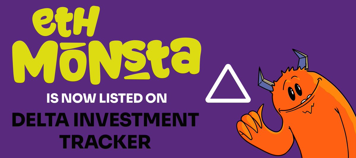 We are now listed on <a href="/getdelta/">Delta by eToro</a> 

Check it out: 

open.delta.app/asset/593774/M…

#ETHMONSTA $METH