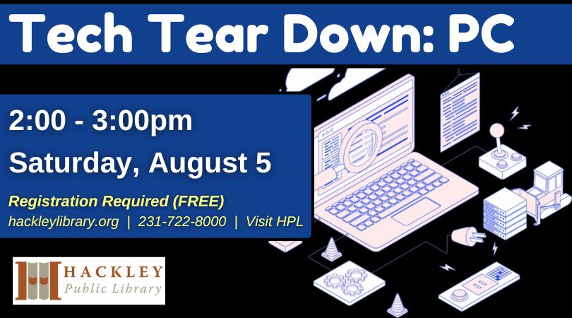 hackleyref's tweet image. Happening on Saturday, August 5 at Hackley Library!
Register below:
docs.google.com/forms/d/e/1FAI…