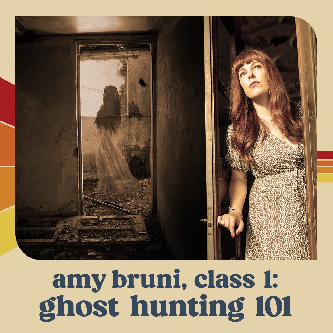 BeMomentus's tweet image. Don’t miss the first class in our online #GhostHunting workshop series this Saturday with @amybruni! Get the basics in the supernatural world of ghosts, paranormal investigations, and things that go bump in the night. Not that kind. The other kind: bit.ly/ghosthunting101