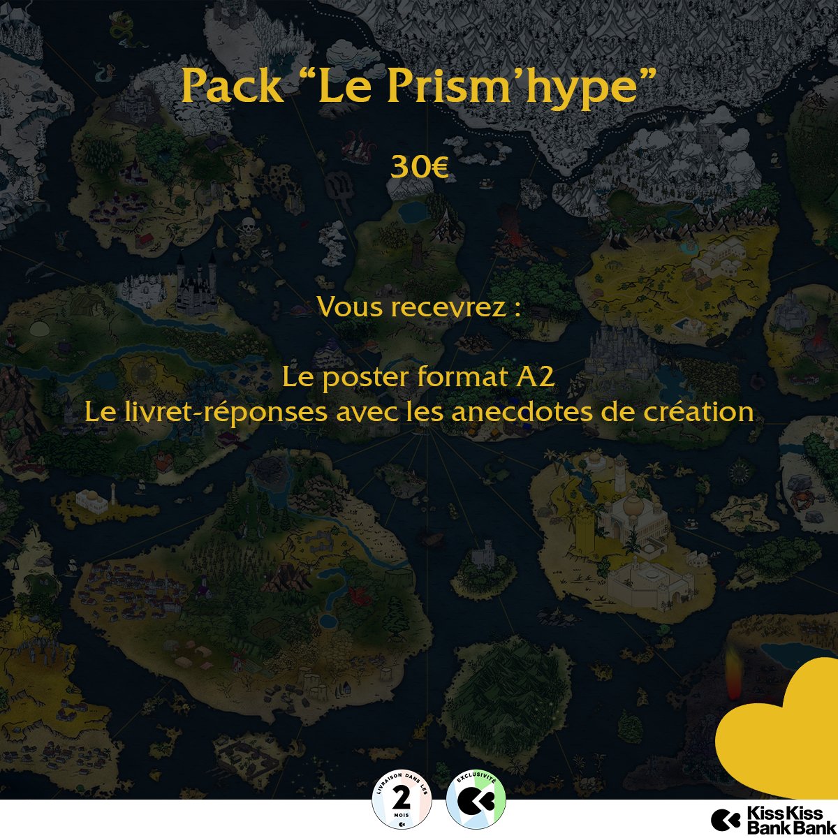 Je vous l'avais promis, on y est enfin !

Le crowdfunding pour les posters de la toute dernière version de la map de TFT est ouvert !

deux packs dispos, avec un objectif minimal de 50 commandes 📈

N'hésitez pas à partager pour m'aider  ! ❤️

kisskissbankbank.com/fr/projects/le…