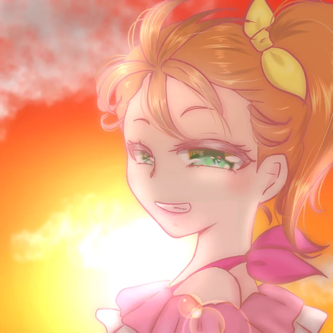 1日遅れhappy birthday  以前ワンドロで描いたお気に入りのまなつ(左)をサマーでも描いてみた!(右) #キュアサマー生誕祭2023 #夏海まなつ生誕祭2023
