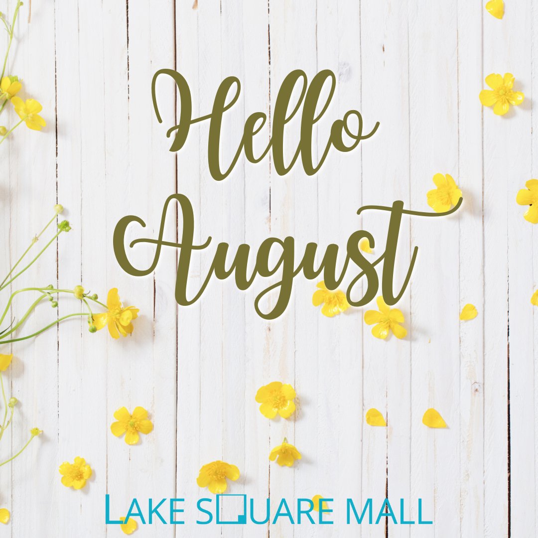 Lake_Square's tweet image. Hello August! # Check the many events we have planned for this month at @Lake_Square Mall. #LakeSquareMall #MallLife #lakecounty #leesburgflorida #familyfunevents #summerafternoons #familyeventsatLSM #LSM