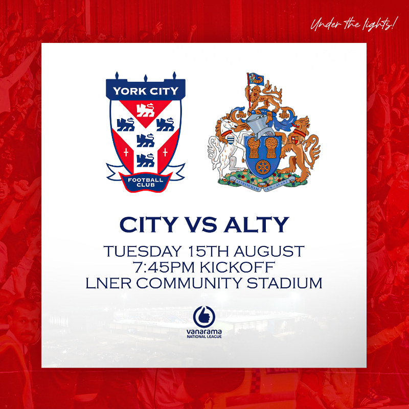 RyanBrookes23's tweet photo. While season ticket collection details should hopefully be published soon, non-ST holders can still back the Minstermen this month...

3⃣ huge games coming up at the LNER in August, starting this Saturday 👊

🎟️ Play your part and buy tickets here 👇

#YCFC