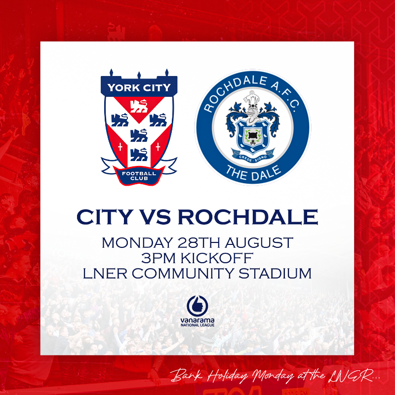 RyanBrookes23's tweet photo. While season ticket collection details should hopefully be published soon, non-ST holders can still back the Minstermen this month...

3⃣ huge games coming up at the LNER in August, starting this Saturday 👊

🎟️ Play your part and buy tickets here 👇

#YCFC