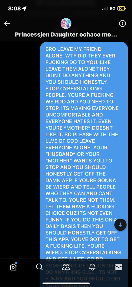 SP1DERPXNK_'s tweet photo. OOC;

ᅠ
ᅠᅠᅠᅠᅠ

ᅠ
ᅠᅠᅠᅠᅠ

—{🎸} Hello everyone. I’d like to make a call out to @/PrincessjenGirl. She has harassed my friend @LUNATICL00NA and other accounts that they have whenever they post something on their “mother” or “husband’s” post. 
— https://t.co/Z3tUEHTvlL